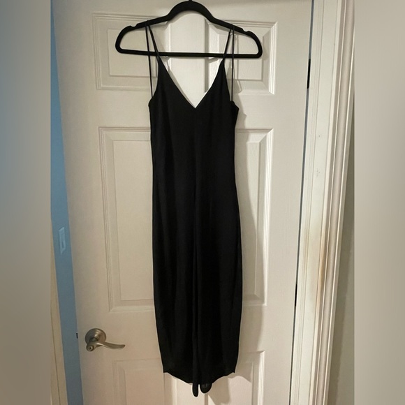 EXPRESS ribbed light knit black midi dress, size small - Picture 3 of 5